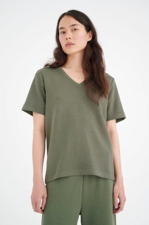 Kvinnor Becaiw T-Shirt Beetle Green | InWear T-Shirts & Toppar