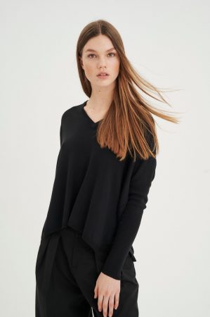 Kvinnor Derbyiw Pullover Black | InWear Stickat